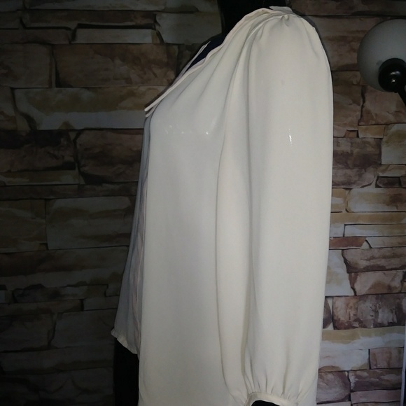 Mina UK Colorblock blouse Sz M - Picture 5 of 8